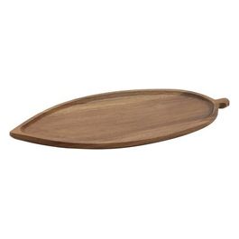 Piatto Foglia Acacia 36X16