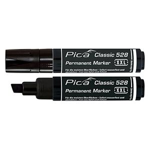Pica Permanent Marker 4-12mm Punta a Scalpello Nero/SB