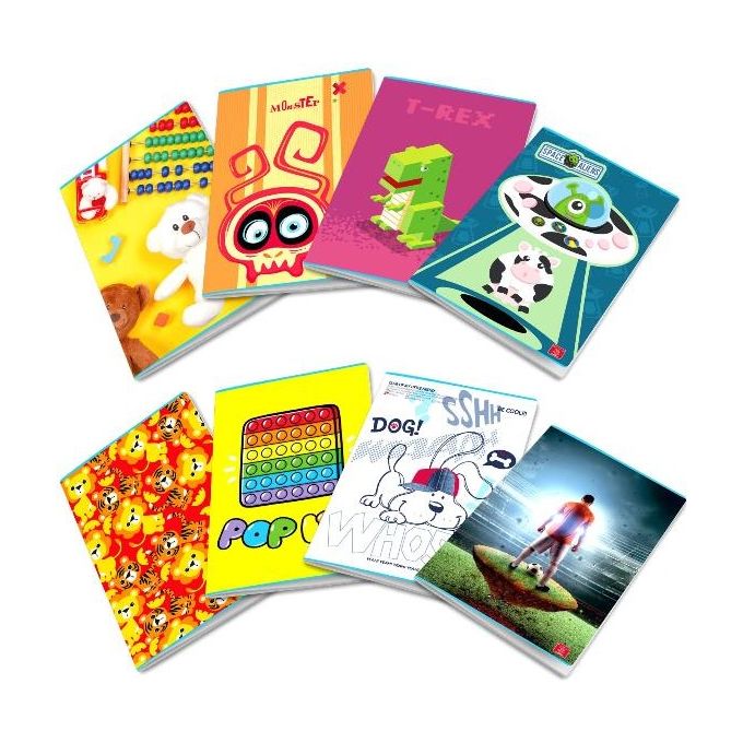 Pigna Confezione 10 Maxi Quaderni Assortiti Bimbo 42 Fogli SH 0Q