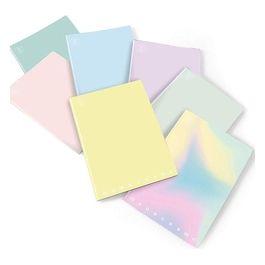 Pigna Confezione 10 quaderni Monocromo Pastel a4 80 5m