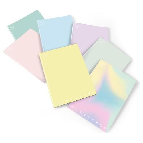 Pigna Confezione 10 quaderni Monocromo Pastel a4 80 0c