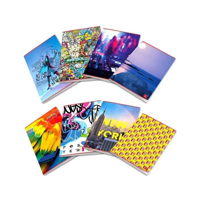 Pigna Confezione 10 Quaderni Maxi Assortiti Ragazzo 42 Fogli SH 0C