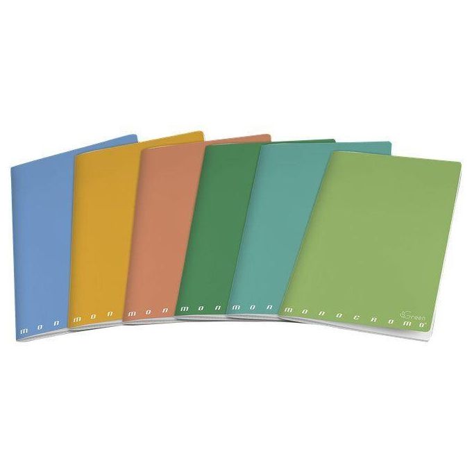 Pigna Confezione 10 Quaderno Monocromo Green 1R
