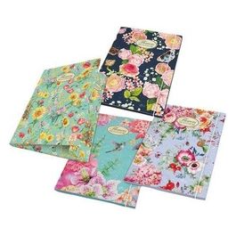 Confezione 6 Cartellette 3 Lembi Elastico Flower 24