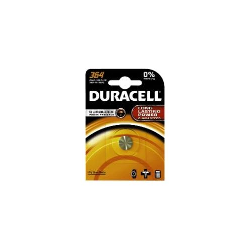 Pile Duracell Watch Silver-Oxide 1,5V D 364