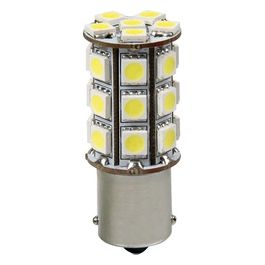 Pilot 12V Hyper-Led 81 - 27 SMD x 3 chips - (P21W) - BA15s - 1 pz - Bianco