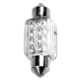 Pilot 12V Lampada siluro 8 Led - (C5W-C10W) - 13x35 mm - SV8,5-8 - 1 pz  - D/Blister - Blu