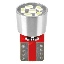 Pilot 24-30V Led series - 6 Led SMD - (T10) - W2,1x9,5d - 2 pz - Busta - Bianco - Doppia polarita'' - Resistenza incorporata