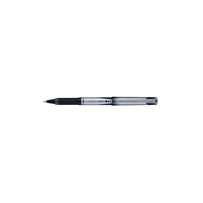 Pilot 11270 V-Ball Grip Penna Roller Punta 0,7 mm Inchiostro Liquido Nero