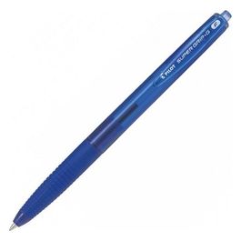 Confezione 12 Penne SuperGrip a Scatto 0,7mm Blu