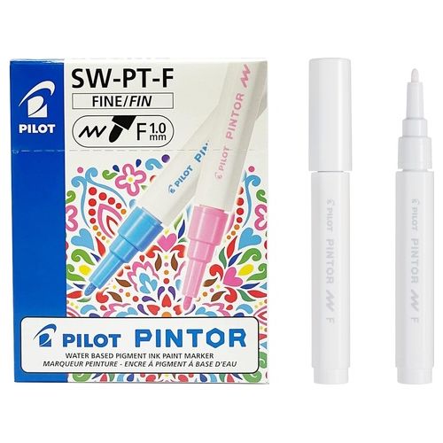 Pilot Confezione 6 Marcatori Pintor Fine Bianco