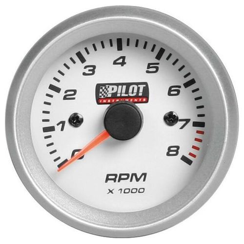 Pilot Contagiri 0-8000 RPM -  2â€ (52 mm) - Blue-Light - 3/4/6 cilindri