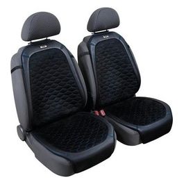 Daytona, coppia coprisedili anteriori in similpelle e tessuto microfibra scamosciato - Nero/Blu
