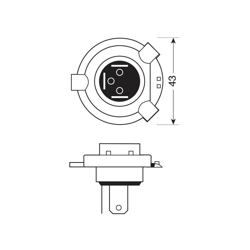 Kit lampadine a Led H1 Lampa-Pilot HALO LED - BLADE