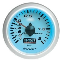 Pilot Pressione Turbo -  2â€ (52 mm) - Blue-Light