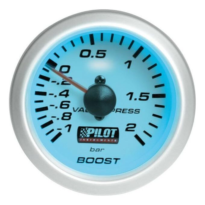 Pilot Pressione Turbo -  2â€ (52 mm) - Blue-Light