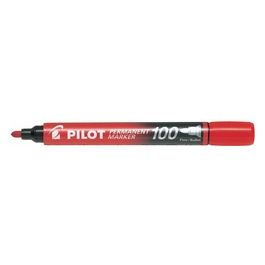 Pilot SCA 100 Confezione 12 Marcatori Punta Tonda 1mm Rosso
