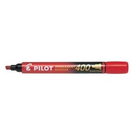 Pilot SCA 400 Confezione 12 Marcatori Punta a Scalpello 4mm Rosso