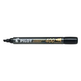 Pilot SCA 400 Confezione 12 Marcatori Punta a Scalpello 4mm Nero