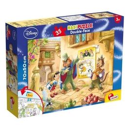 Pinocchio - Puzzle Double-Face Supermaxi 35 Pz