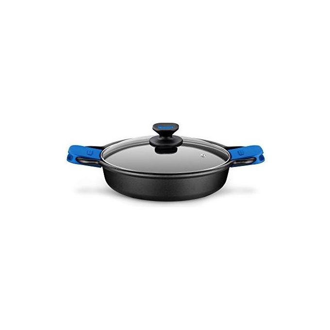 Pinti Inox Solid+ Induzione Casseruola Bassa con Coperchio 36cm