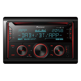 Pioneer, Autoradio 2 DIN, FH-S820DAB, Nero, Bluetooth, DAB+, 200 W