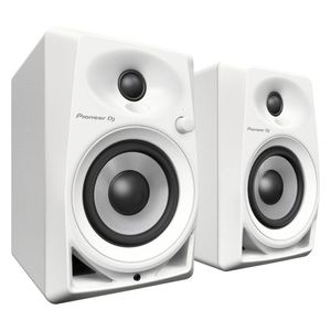 Pioneer DJ DM-40D-W Sistema di Monitor Cablato Altoparlante da 4 Pollici Bianco