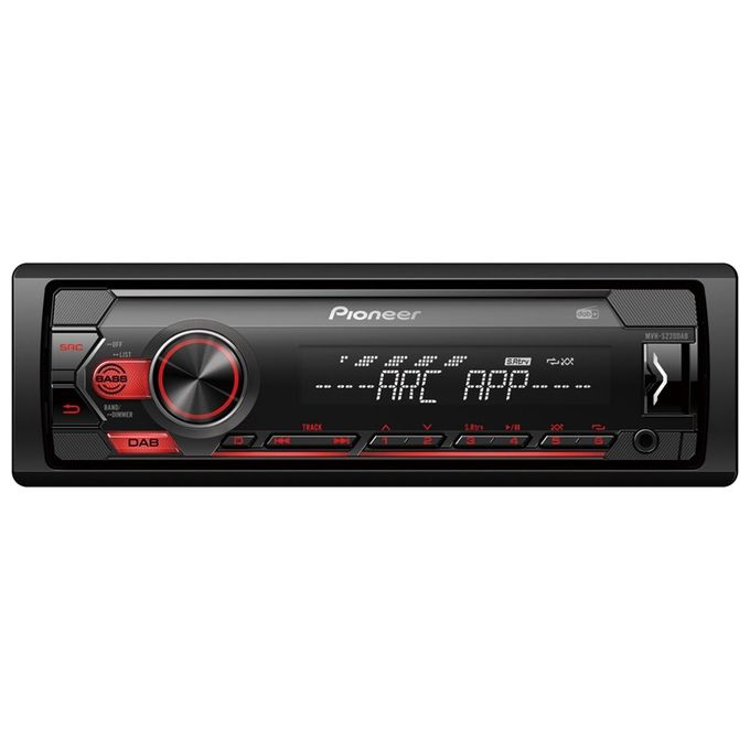 Pioneer MVH-S220DAB Ricevitore Multimediale per Auto Nero 200W