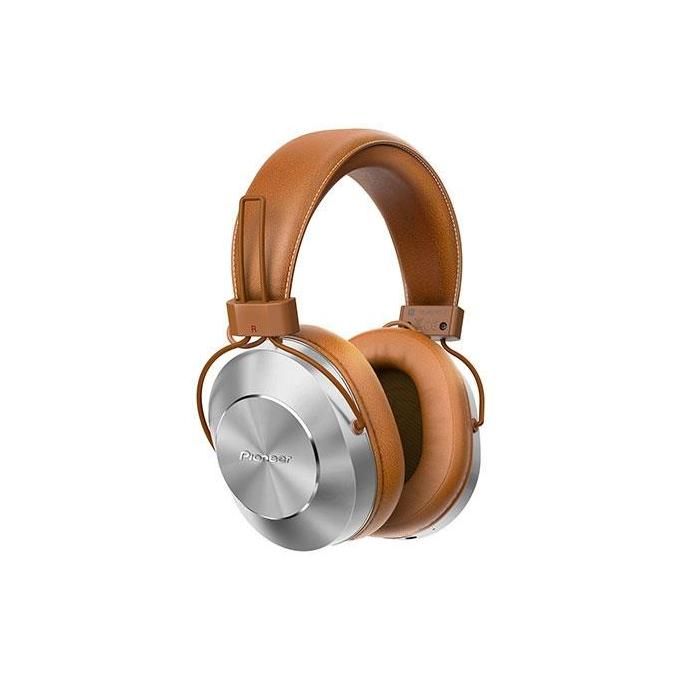 Pioneer SE-MS7BTT Cuffia ad Archetto Bluetooth NFC 40mm 9-22k Marrone