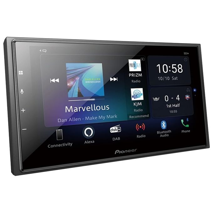 Pioneer SPH-EVO64DAB (Tablet Sytle) 1DIN 68'' Modular Mediacenter con DAB Alexa Apple CarPlay Android Auto WiFi Bluetooth
