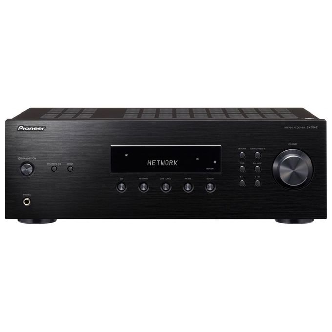 Pioneer SX-10AE-B Ricevitore Stereo con Bluetooth Integrato Radio FM/RDS 100W per Canale Nero