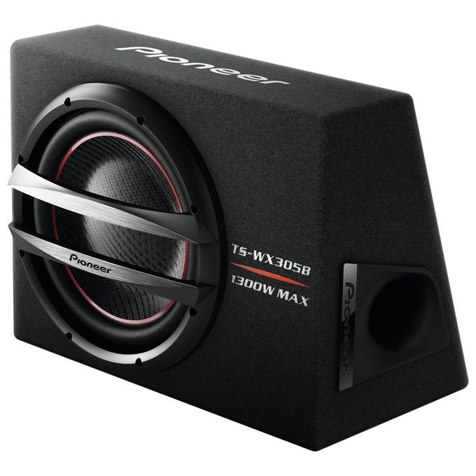 Pioneer TS-WX306B Subwoofer per Auto 30cm in Contenitore MDF Bassreflex 1300W 350W RMS 94dB colore Nero