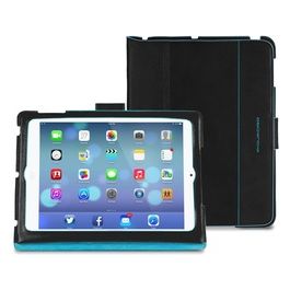 Piquadro Custodia in Pelle per iPad Air2 Nero