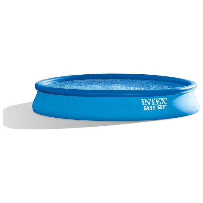 Image of Intex 28158NP Piscina Fuori Terra Easy Set Rotonda Pompa Filtro 2006 L-h 9729 L PVC Azzurro 457x84 cm 457x84 cm Con Pompa Filtro