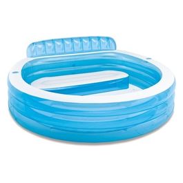 Swim Center Family Lounge Pool Rotonda 229 x 218 x 76 cm per bambini dai 3 anni in su