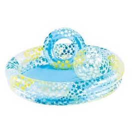 Set Piscina con Palla e Salvagente Stars 122