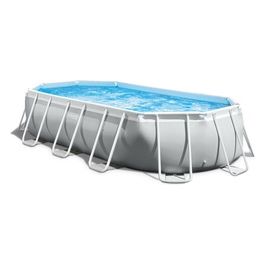 26796 Piscina Prisma Metal Frame Ovale Filtro A3 503X274X122