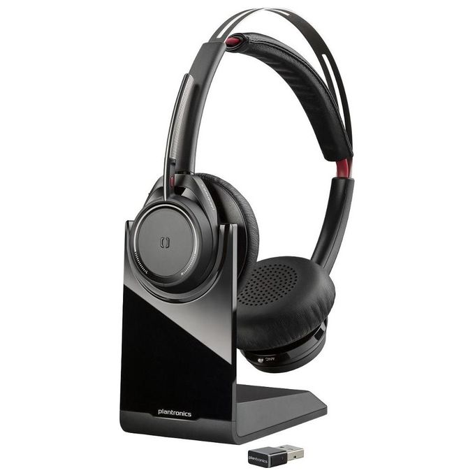 Plantronics Cuffie Stereo Bluetooth Voyager Focus UC B825'' senza Base di Ricarica Nero