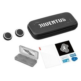 Platum Custodia Videogioco Juventus Starter Kit Nero e Bianco per Nintendo Switch