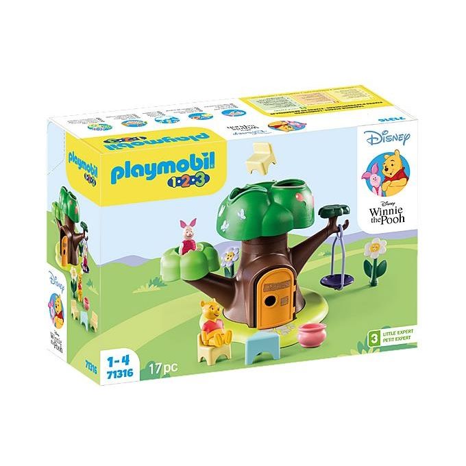 Playmobil 1.2.3 e Disney La Casa sull'Albero di Winnie e Pimpi