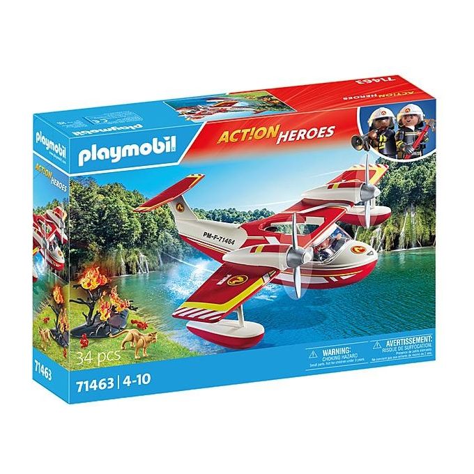Playmobil Action Heroes Idrovolante dei Pompieri