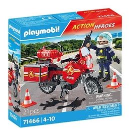 Playmobil Action Heroes Moto dei Pompieri