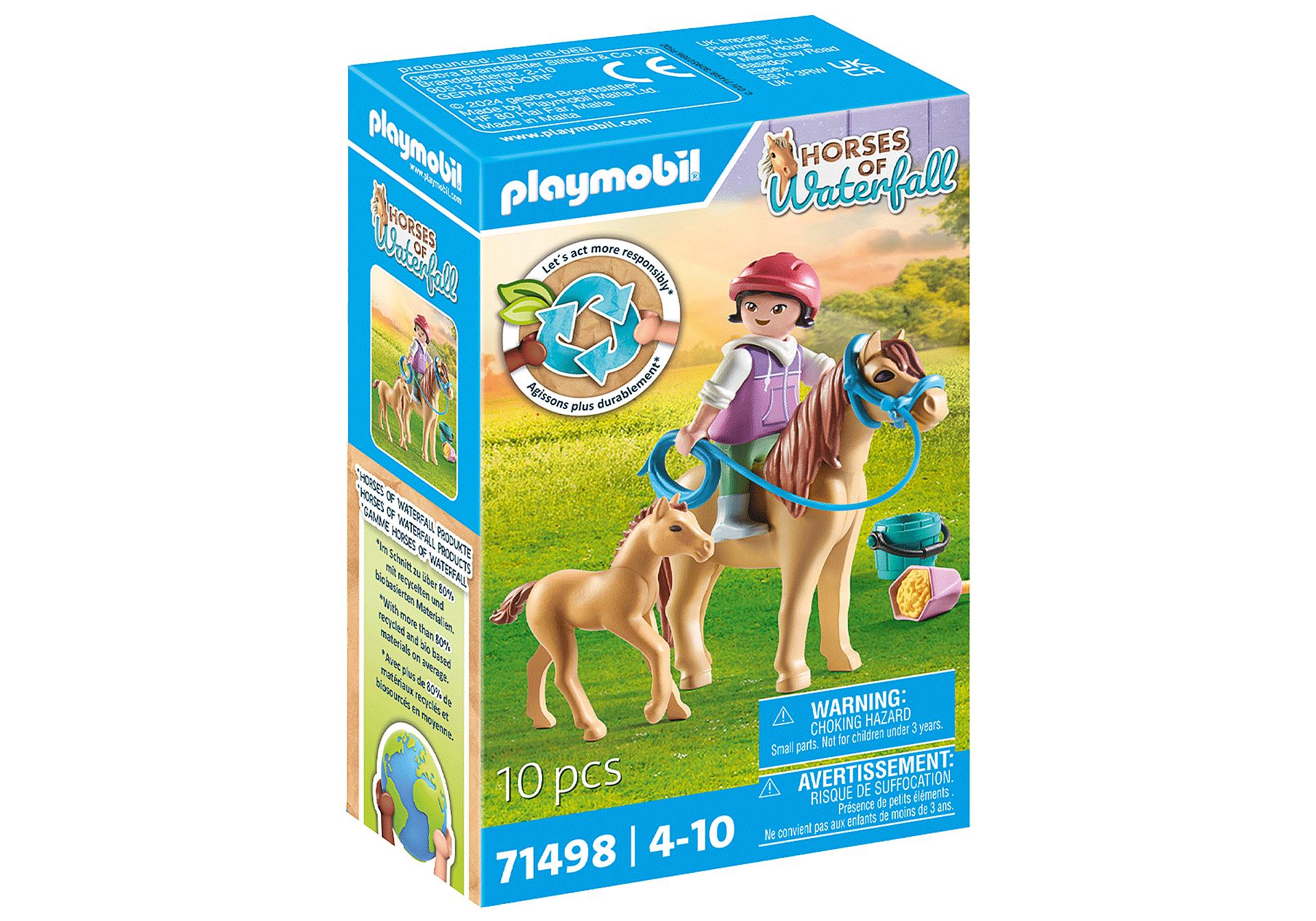 Playmobil Bambina Con Pony