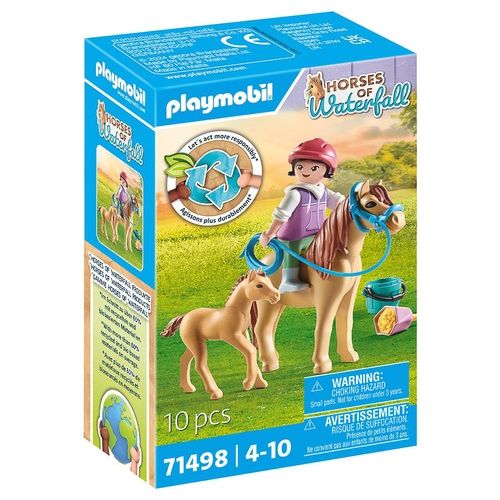 Playmobil Bambina con Pony e Puledro Horses of Waterfall