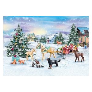 Playmobil Calendario dell'Avvento Viaggio di Natale in Slitta