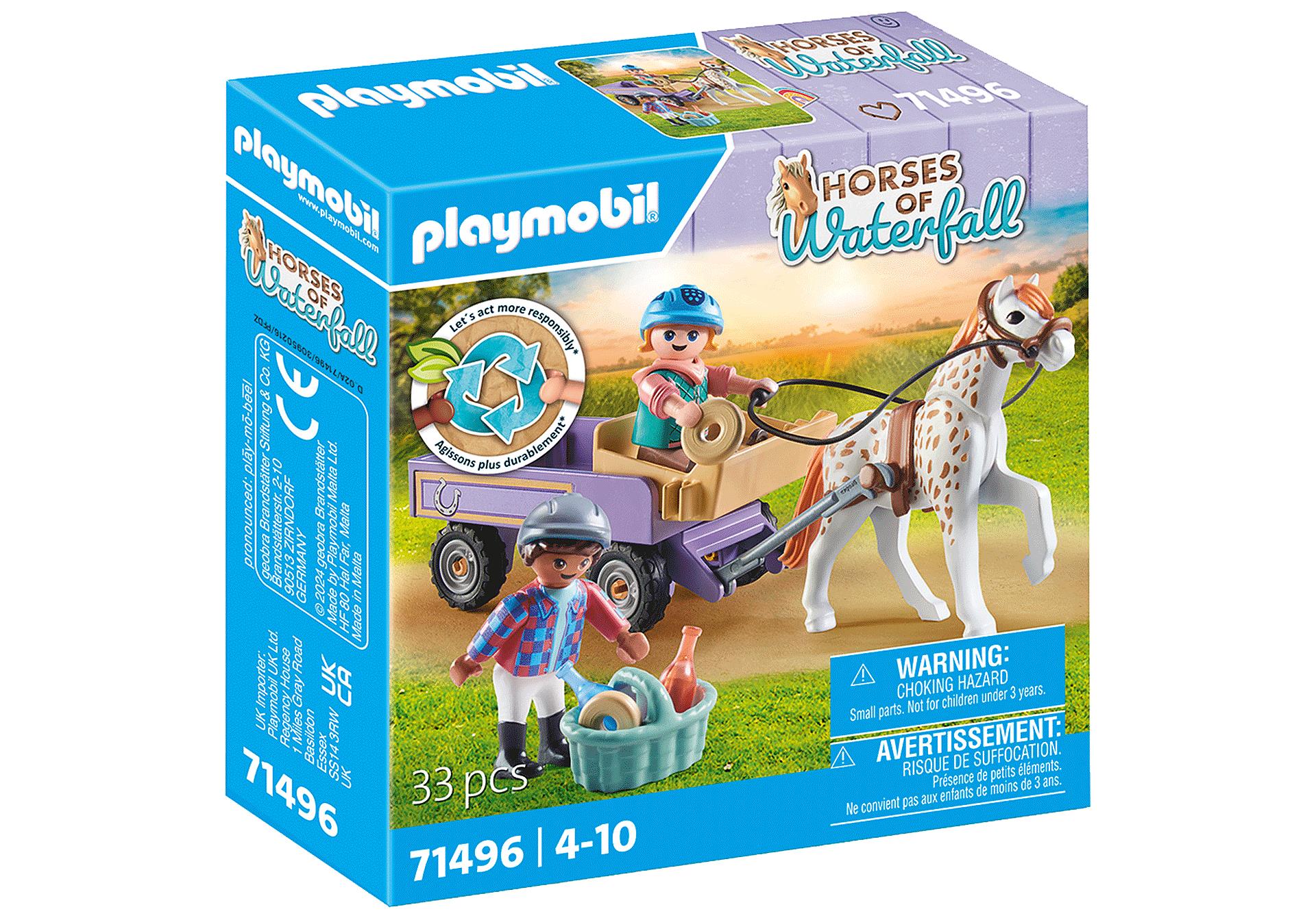 Playmobil Carrozza Con Pony