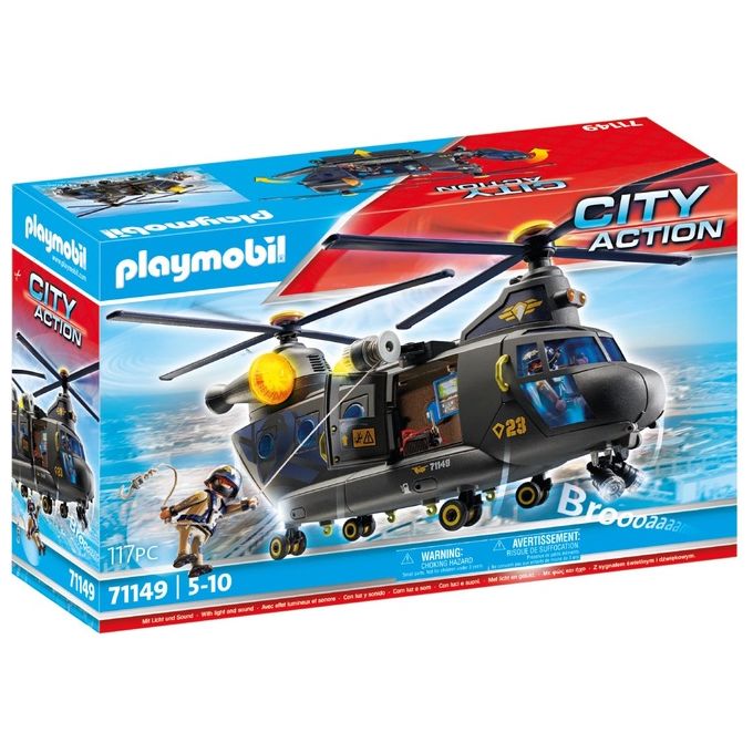 Image of Playmobil City Action Unita' Speciale Elicottero