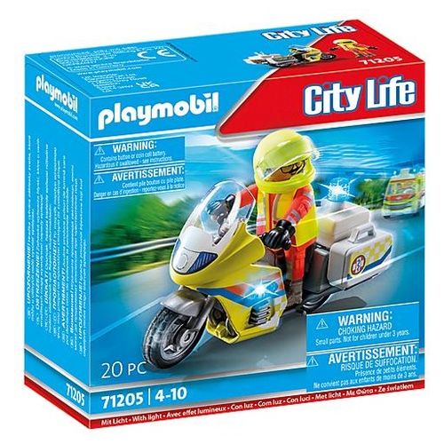 Playmobil City Life Soccorritore con Moto