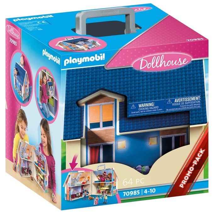 Image of Playmobil Dollhouse Costruzioni Casa delle Bambole Portatile