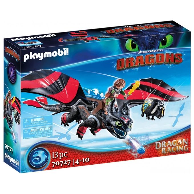 Playmobil Dragons Racing: Hiccup e Sdentato